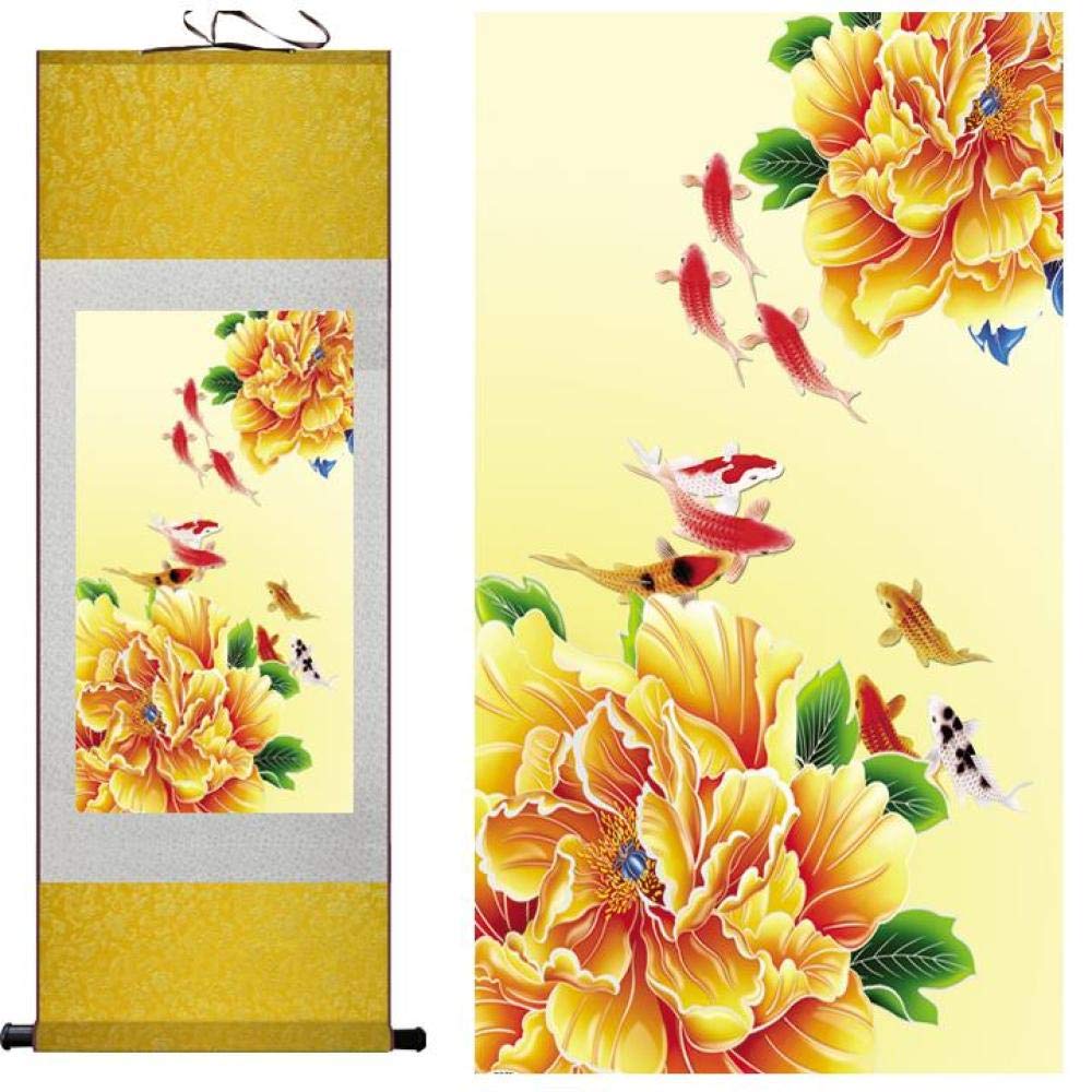 絹本画、手描き画、巻物画 Yahoo!オークション - 【在銘】 7279 掛軸 日本画 はだか美人図 絹本